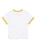 SILVERTAB™ グラフィック リンガーTシャツ　ホワイト BRIGHT WHITE